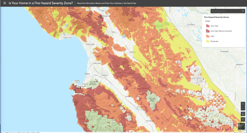 Maps of California Fire Zones: Is Your Street Affected Under SB 9 ...